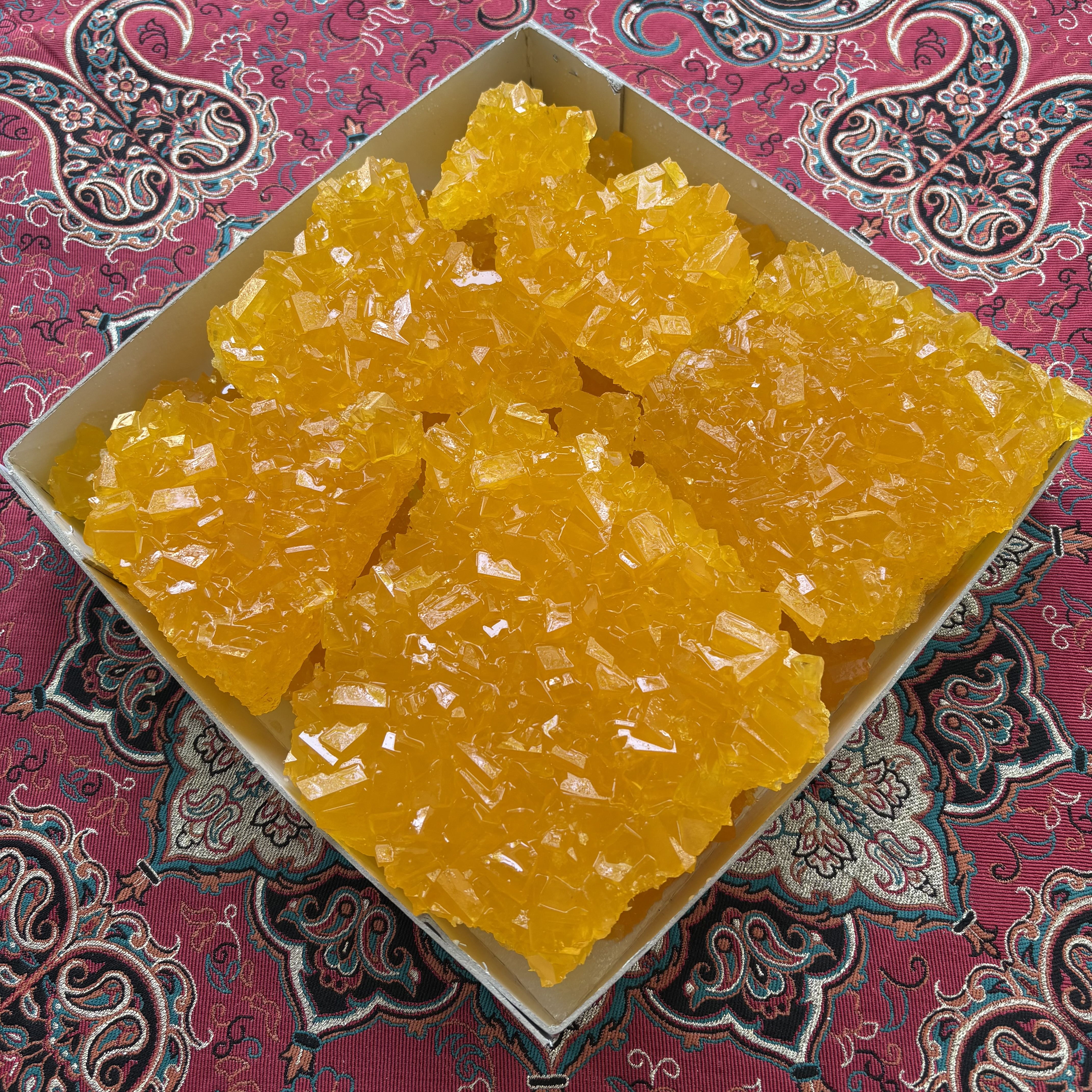 کاسه نبات فوق زعفرانی(۱۰ مثقالی)