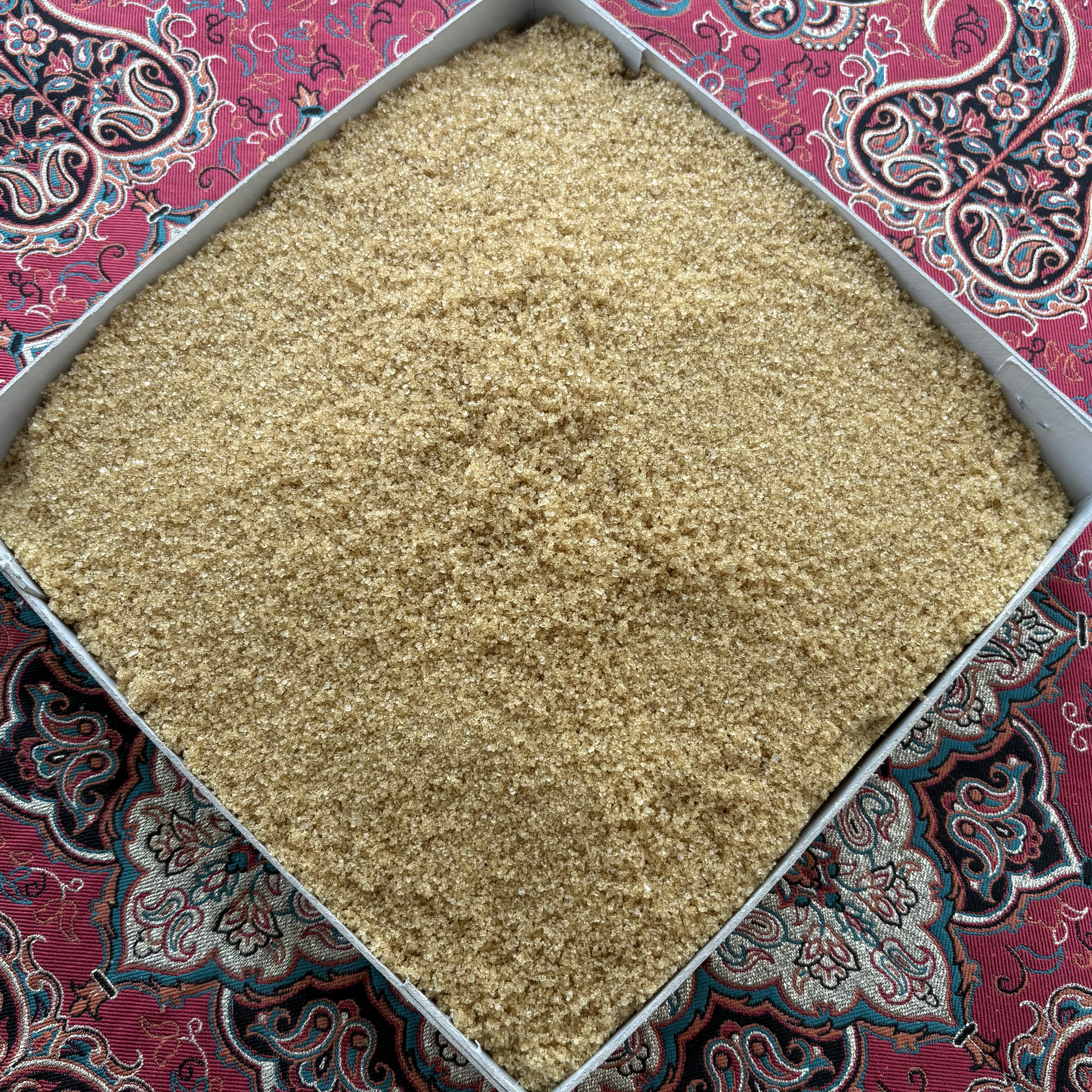 شکر قهوه ای نیشکر باملاث
